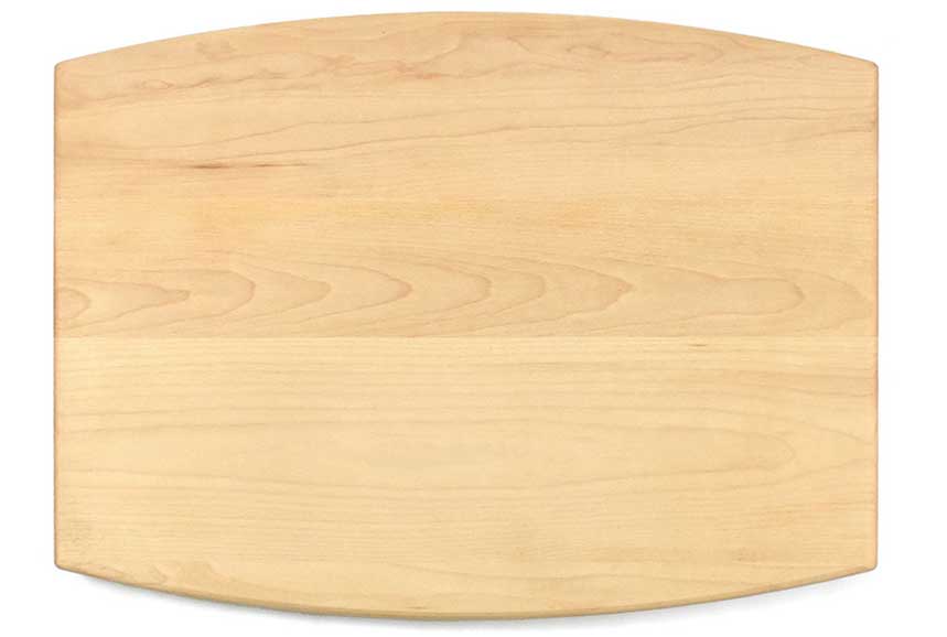 Small Personalized Maple Cutting Board With Juice Groove and Arched Sides